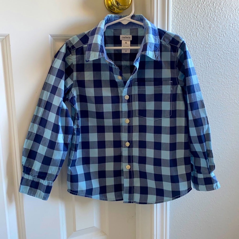 Excellent Condition Plaid Dress Shirt